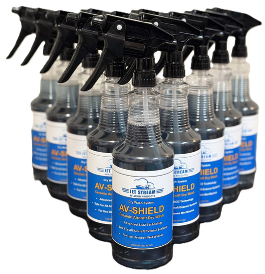 AV-Shield Ceramic Aircraft Spray & Wipe Quick Detailer Jet Stream Aviation Products Inc.