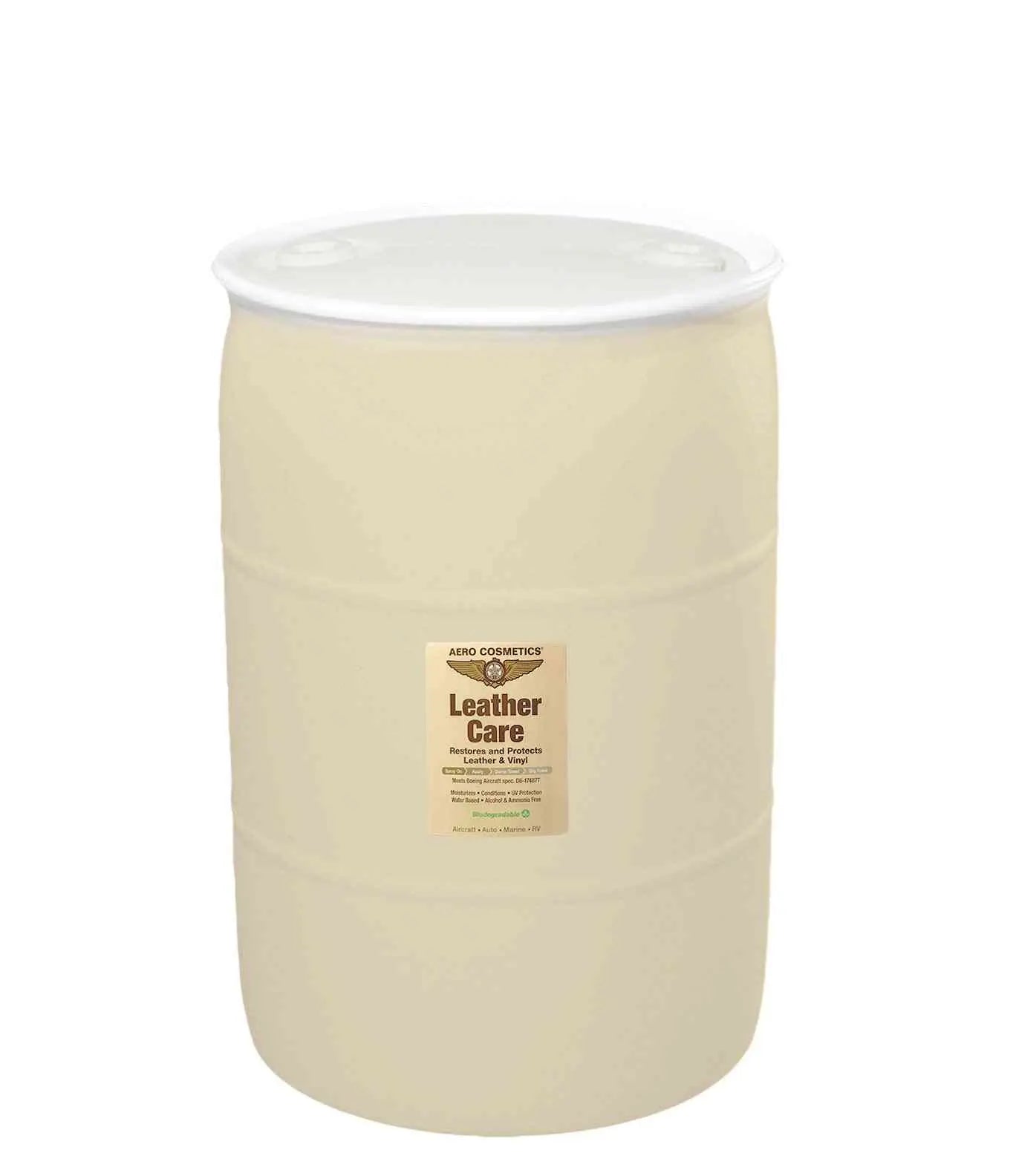 Leather Care 55 Gallon - Restores and Protects Leather & Vinyl Wash Wax ALL