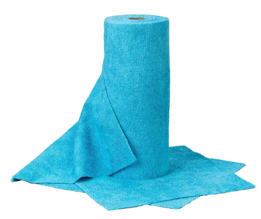 Aero Towels On A Roll - 50 Reusable, Disposable, & Washable Microfiber Towels Wash Wax ALL