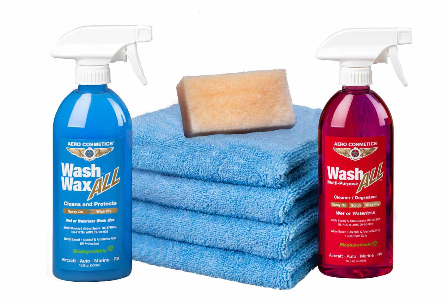 Wash Wax ALL™ Starter Kit - Waterless Wash Cleaner and Protectant Wash Wax ALL