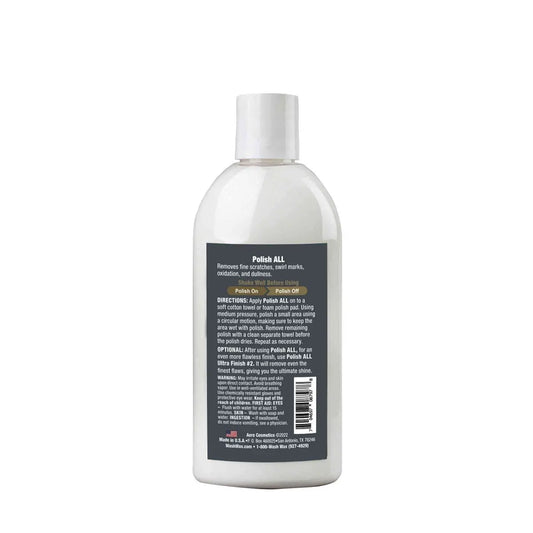 Polish ALL 8 Fl. oz - Restores & Shines Paint, Gel Coat, Plastics & Aluminum. Wash Wax ALL