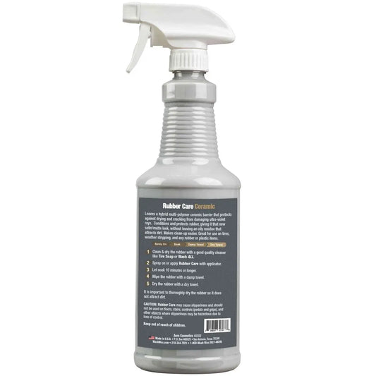 Rubber Care 32oz - Rubber & Plastics Conditioner and Protectant Wash Wax ALL