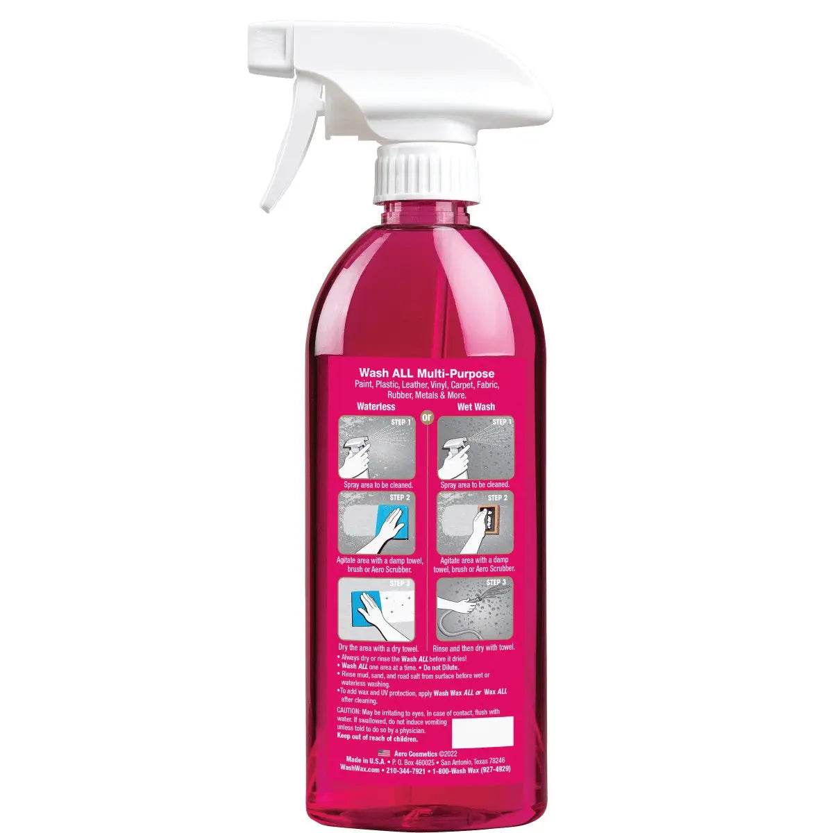 Wash ALL 16 Fl. oz - Multi-Purpose Cleaner and Degreaser Wash Wax ALL