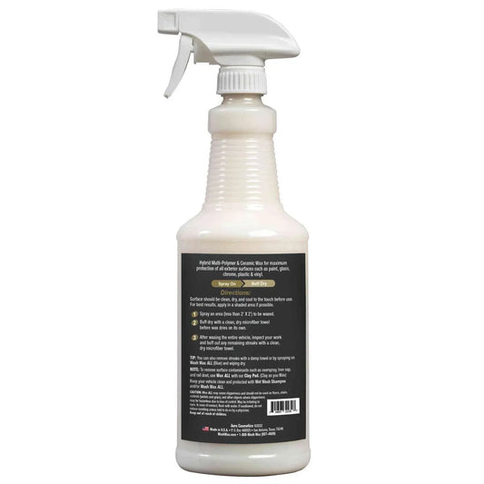 Wax ALL 32 Fl. oz - Hybrid Multi-Polymer Ceramic Wax Wash Wax ALL