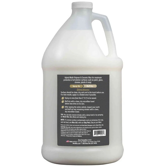 Wax ALL 1 Gallon - Hybrid Multi-Polymer Ceramic Wax Wash Wax ALL