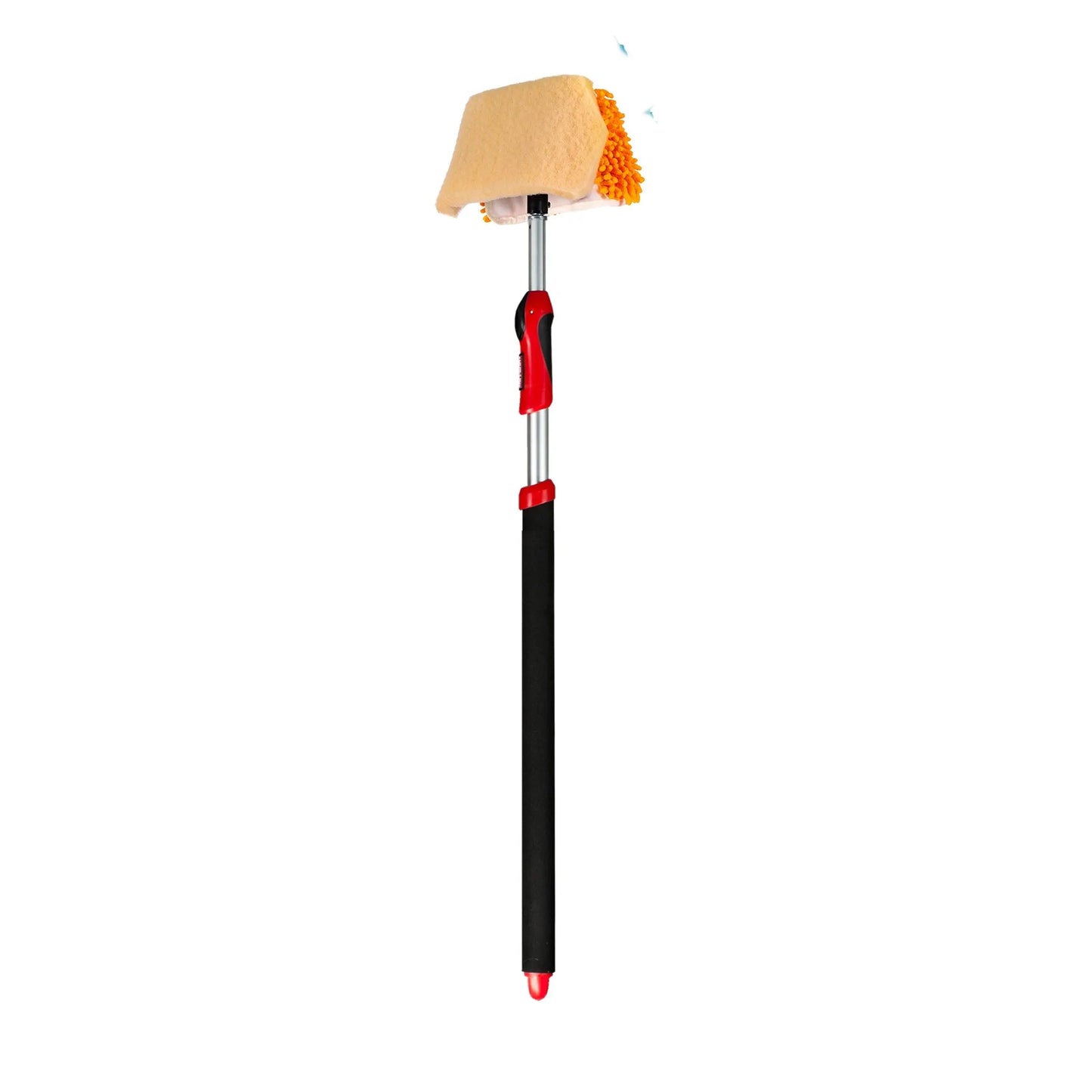 Wet or Waterless Mop 10" w/ Shur-Line Easy Reach Pole Wash Wax ALL