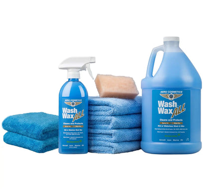 Waterless Car Wash Wax 144oz Kit - Waterless Wash Cleaner and Protectant Wash Wax ALL