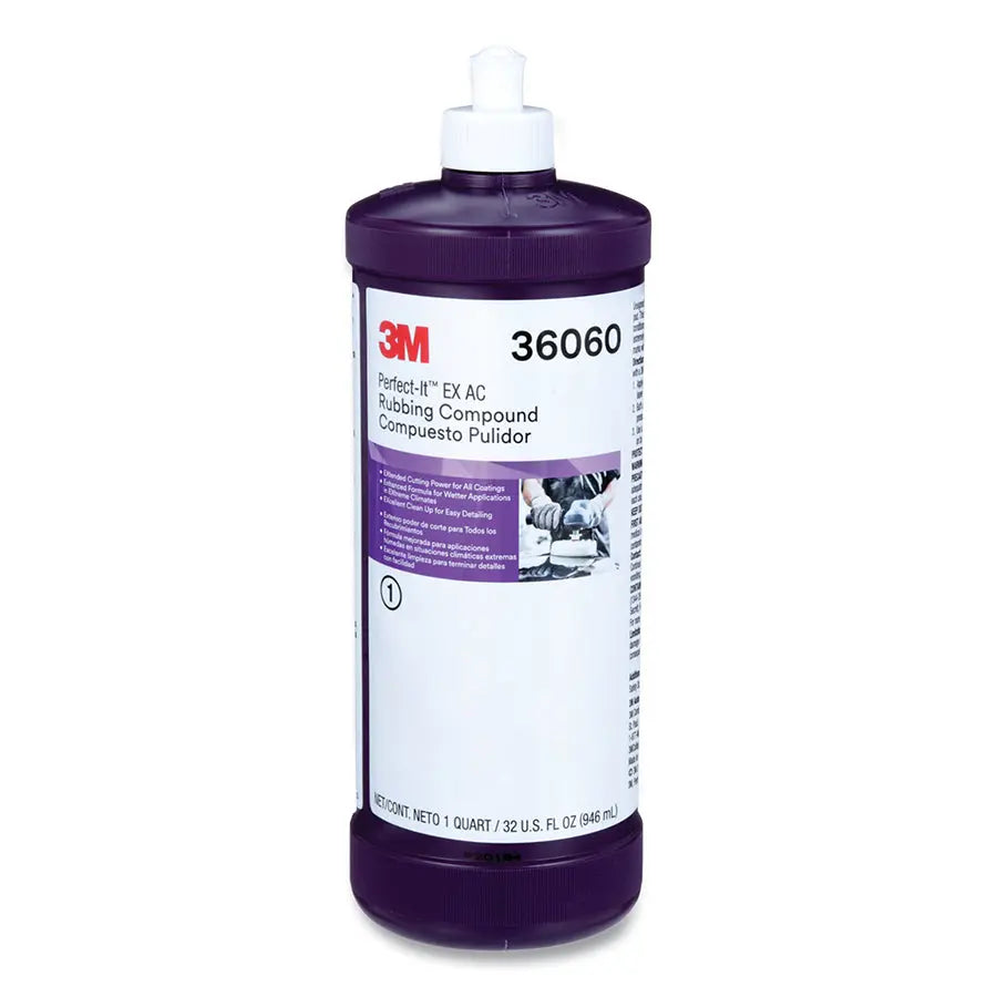 Perfect-It™ EX AC Rubbing Compound, 1 qt bottle, 6 bottles per case (Sold as a case) ORS Nasco