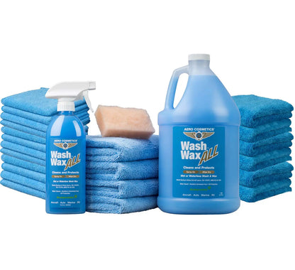 Waterless Car Wash Wax 144oz Kit - Waterless Wash Cleaner and Protectant Wash Wax ALL