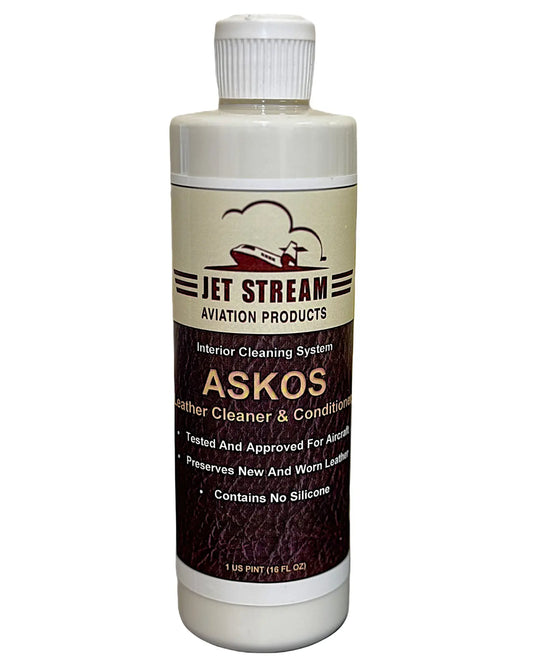 Askos Leather Cleaner & Conditioner Jet Stream Aviation Products Inc.