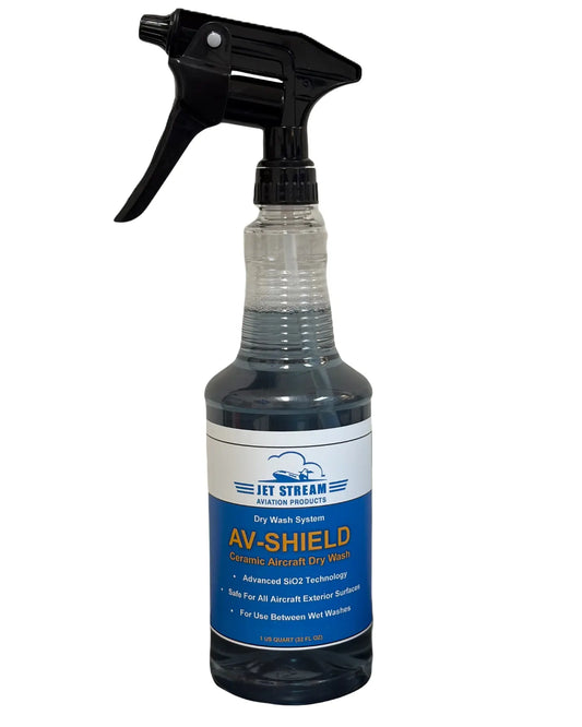 AV-Shield Ceramic Aircraft Spray & Wipe Quick Detailer Jet Stream Aviation Products Inc.