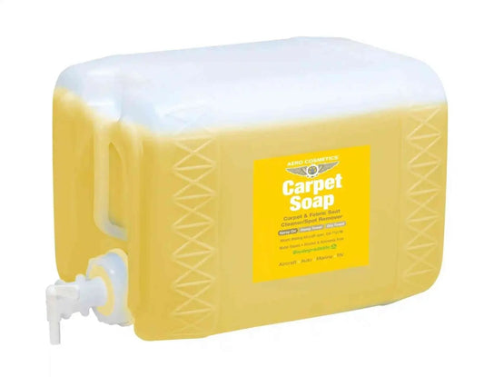 Carpet Soap 5 Gallons w/ Spigot - Carpet & Fabric Seat Cleaner/Spot Remover Wash Wax ALL
