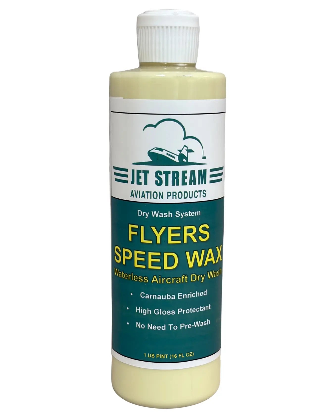Flyers Speed Wax Waterless Aircraft Dry Wash Jet Stream Aviation Products Inc.