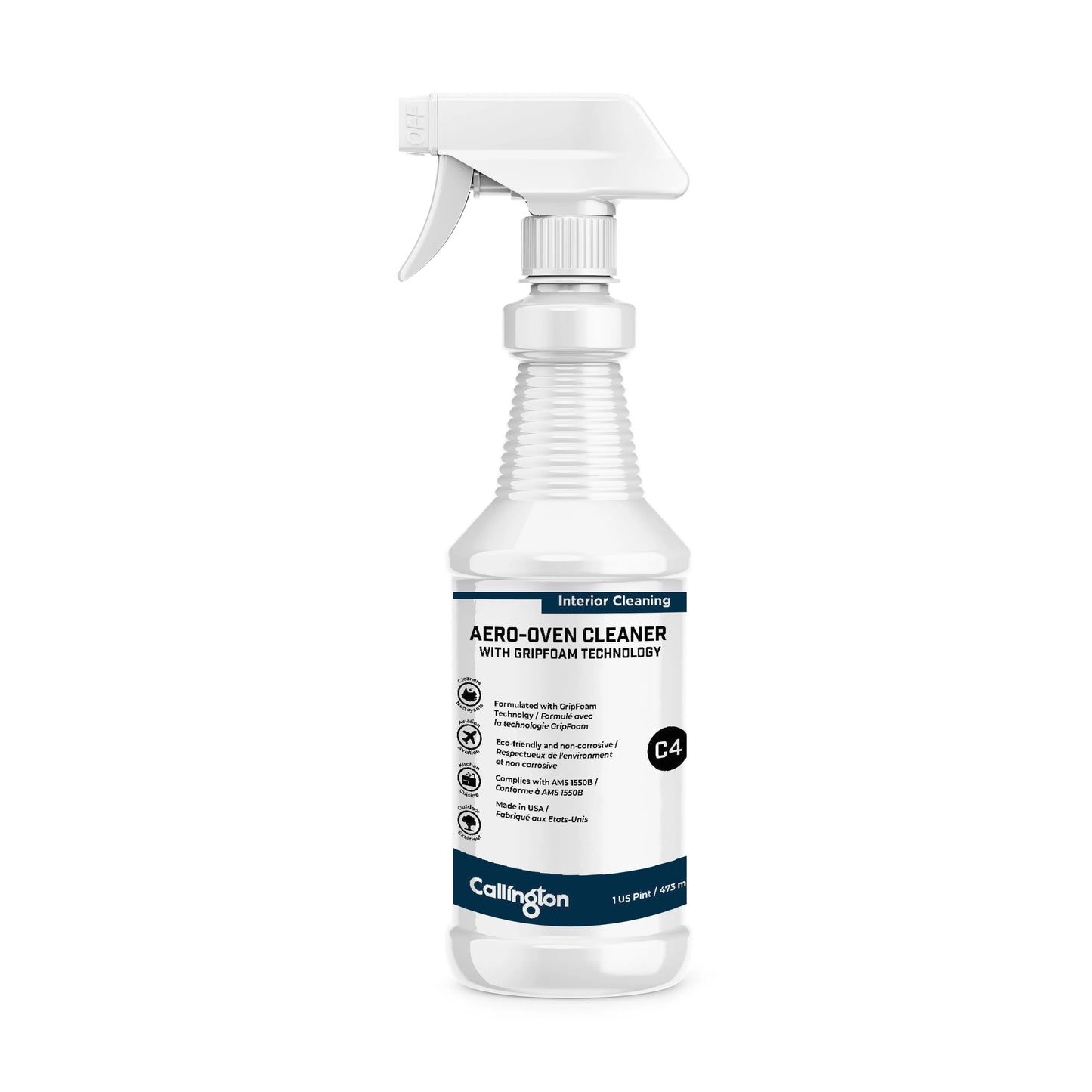Aero-Oven Cleaner - With GripFoam Technology, 16 oz bottle, 12 bottles per case (Sold as a case) Callington