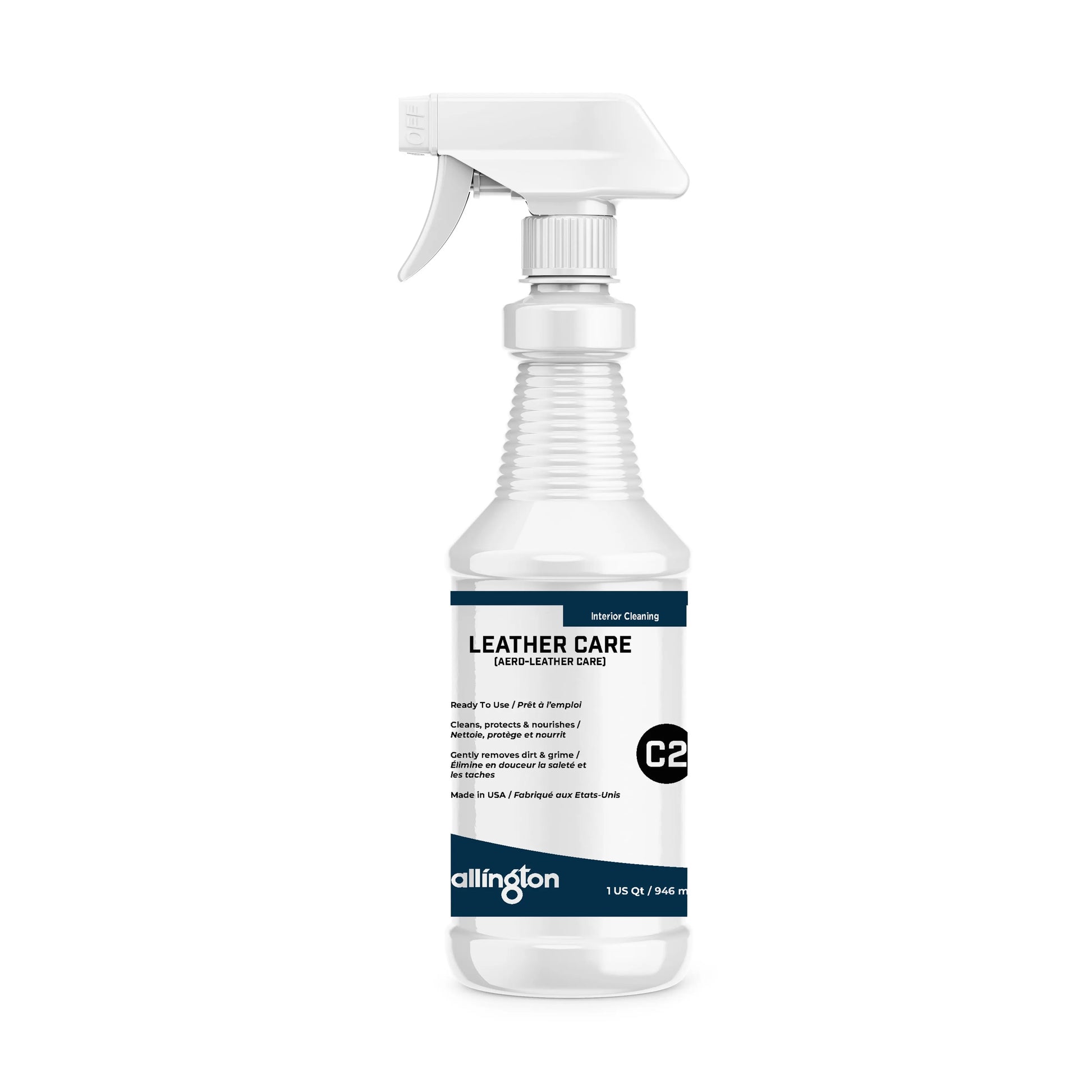 Leather Care (Aero Leather Care) - Cleans, Protects, & Nourishes Leather, 32 oz bottle, 12 bottles per case(Sold as a case) Callington