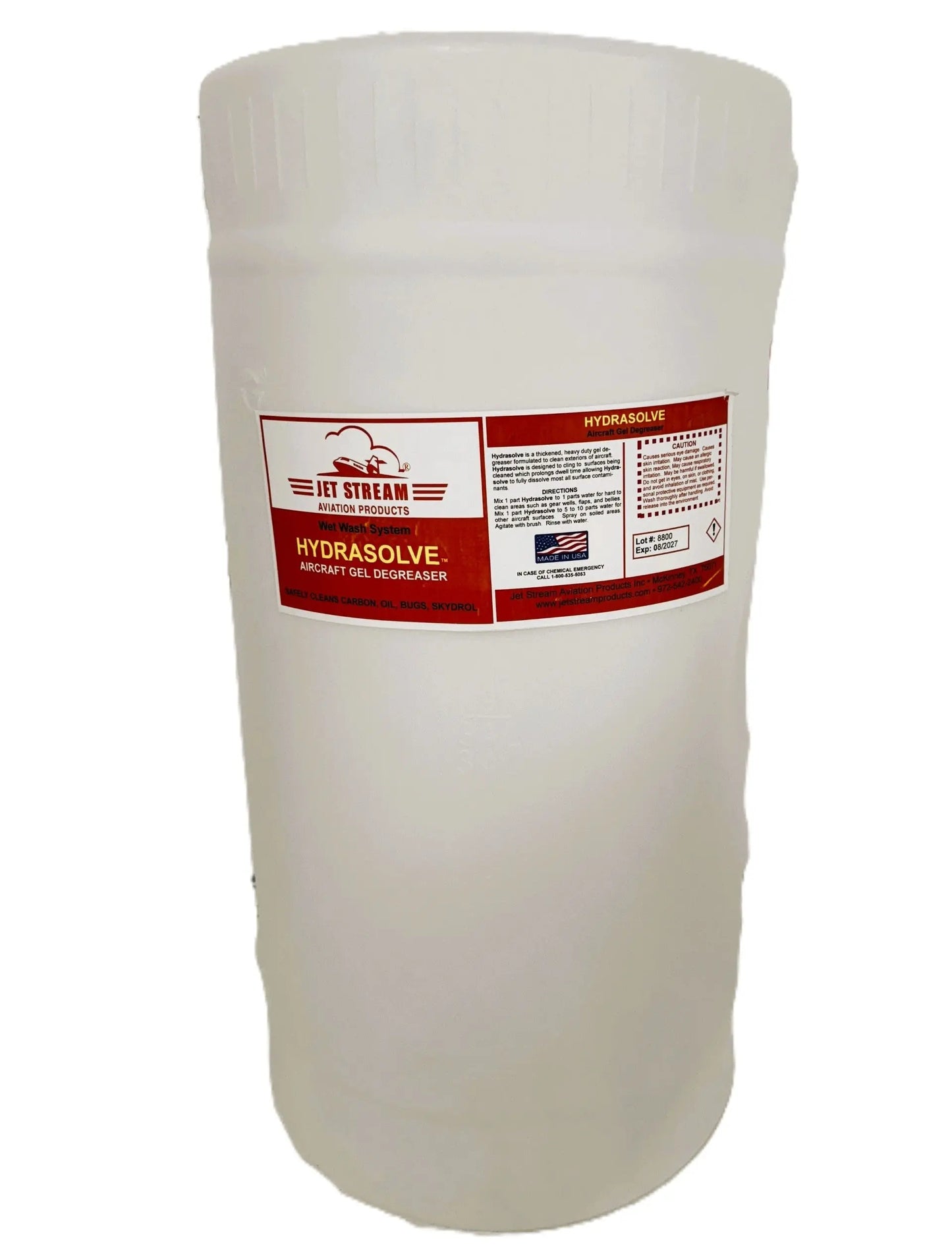 Hydrasolve Aircraft Gel Degreaser Jet Stream Aviation Products Inc.