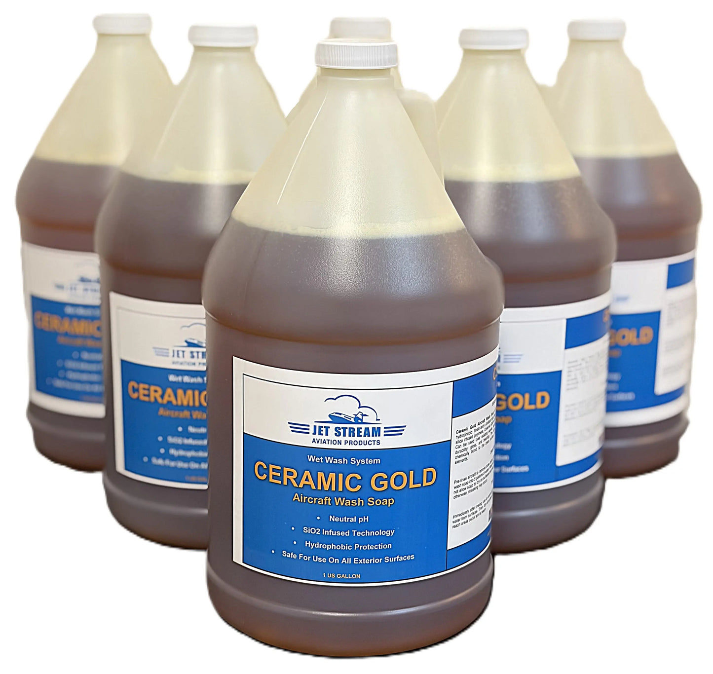 Ceramic Gold Neutral pH Wet Wash Soap Jet Stream Aviation Products Inc.