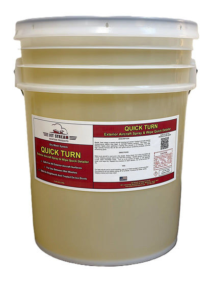 Quick Turn Exterior Aircraft Spray and Wipe Quick Detailer Jet Stream Aviation Products Inc.