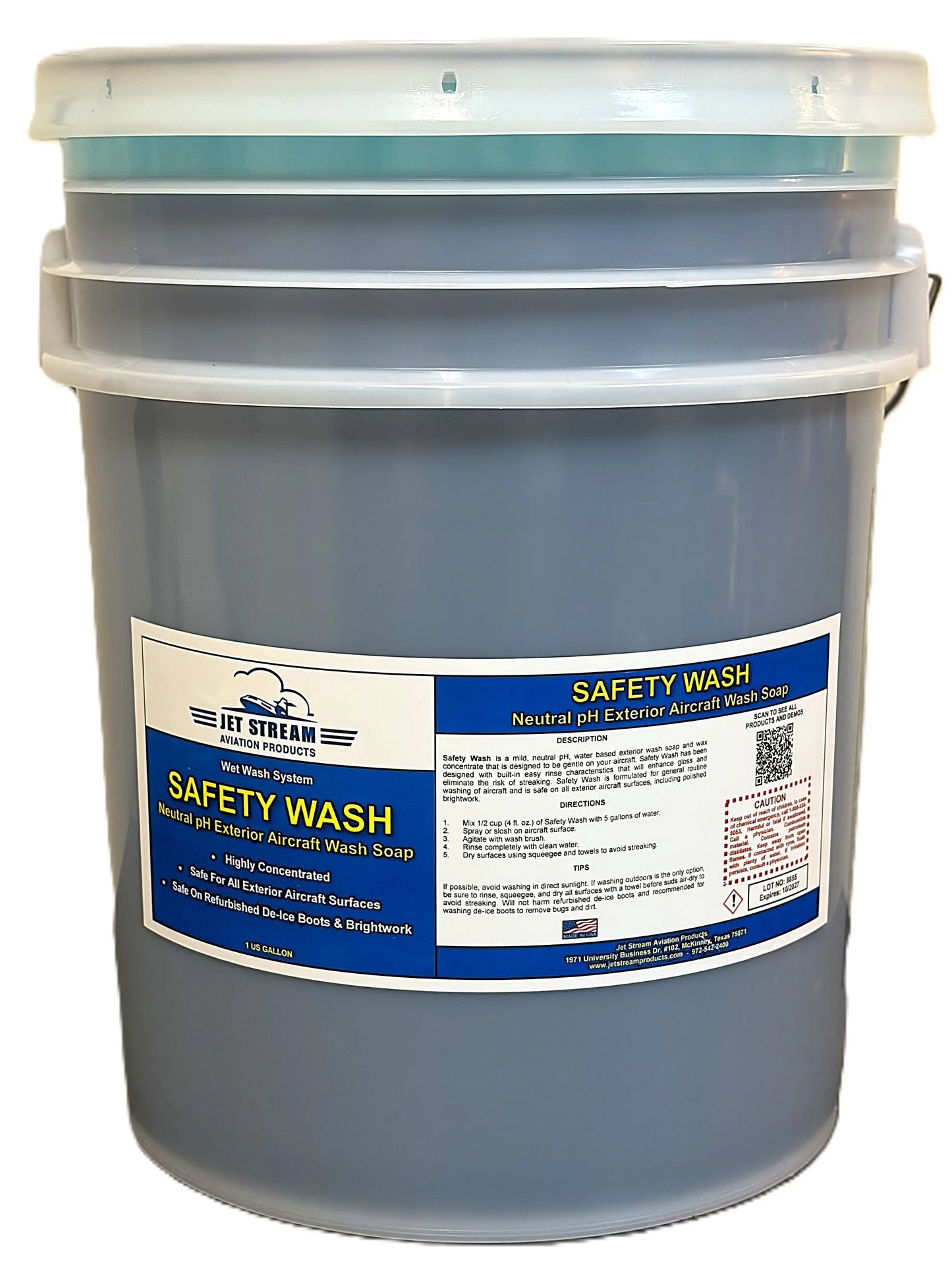 Safety Wash Neutral pH Wet Wash Soap Jet Stream Aviation Products Inc.