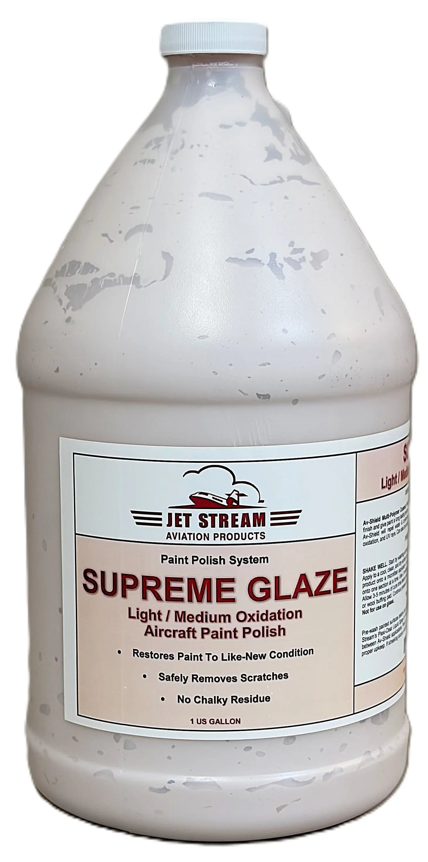 Supreme Glaze Light to Medium Oxidation Aircraft Paint Polish Jet Stream Aviation Products Inc.