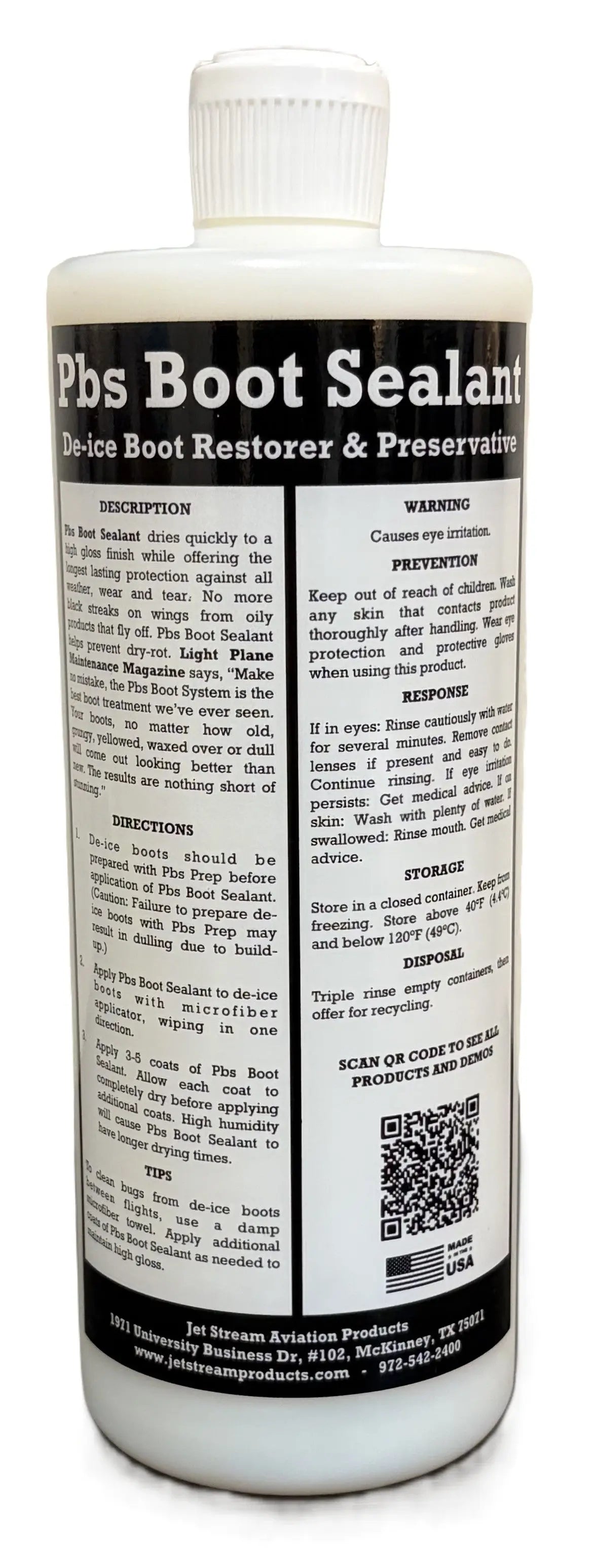 Pbs Boot Sealant Jet Stream Aviation Products Inc.