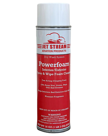 Powerfoam Aerosol Dry Wash Jet Stream Aviation Products Inc.