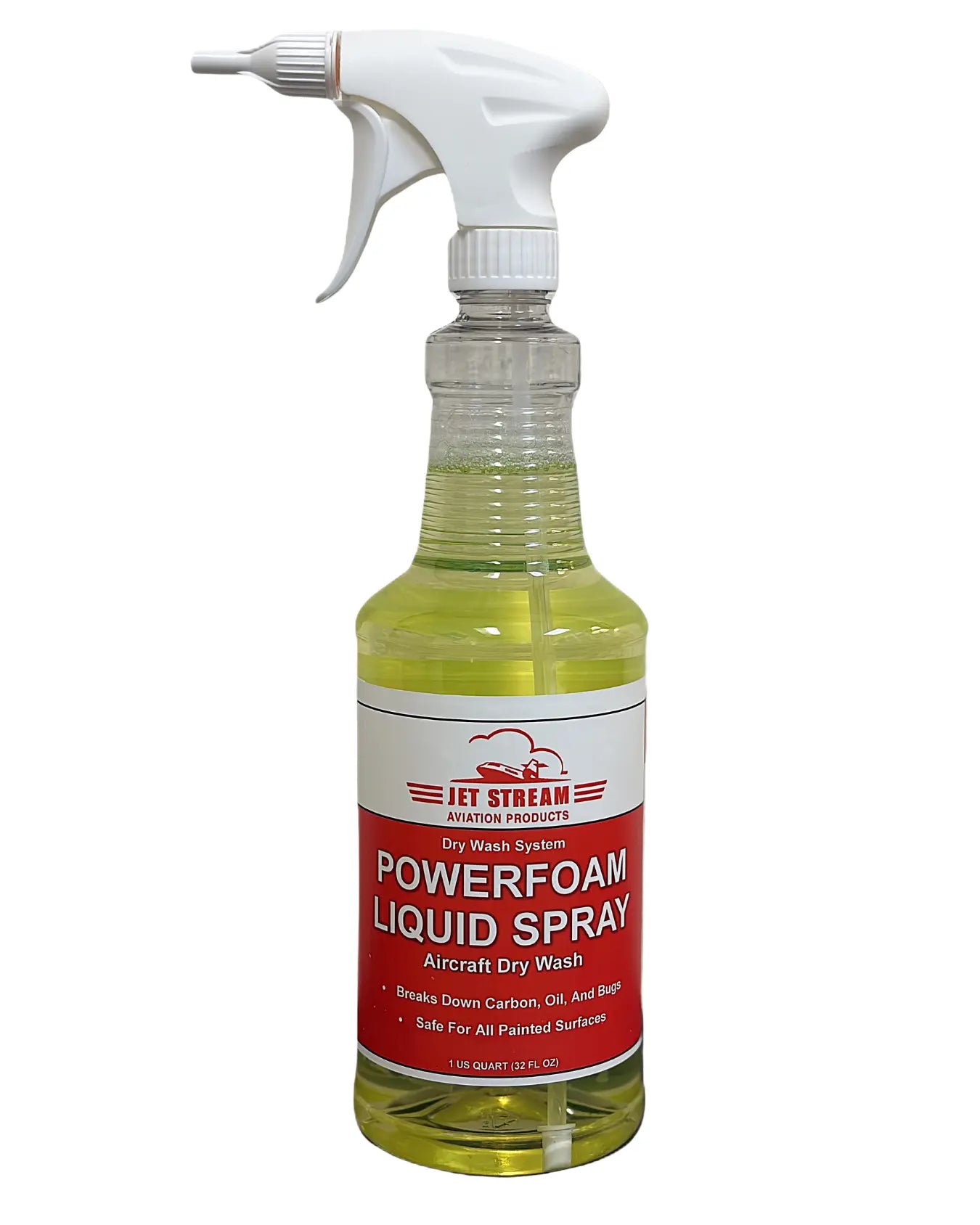Powerfoam Liquid Spray Aircraft Dry Wash Jet Stream Aviation Products Inc.