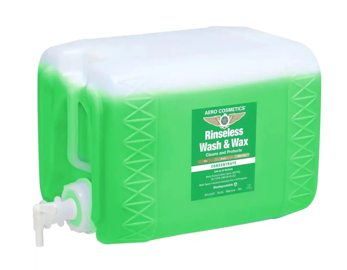 Rinseless Wash & Wax - 5 Gallons w/ Spigot - Waterless Rinse-Free Car Wash Wash Wax ALL