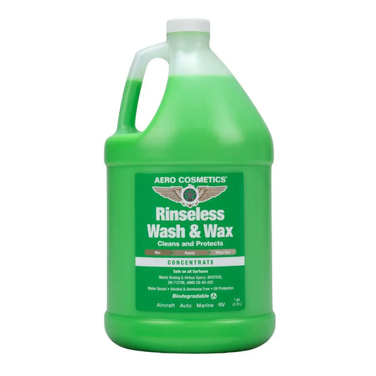 Rinseless Car Wash and Wax 1 Gallon - Waterless Rinse-Free Car Wash Wash Wax ALL