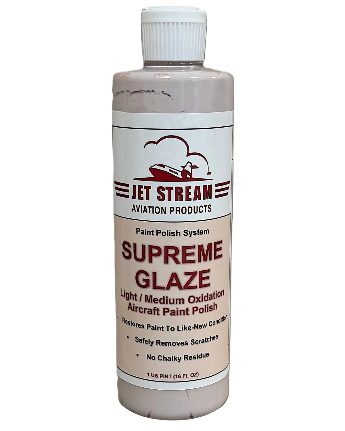 Supreme Glaze Light to Medium Oxidation Aircraft Paint Polish Jet Stream Aviation Products Inc.