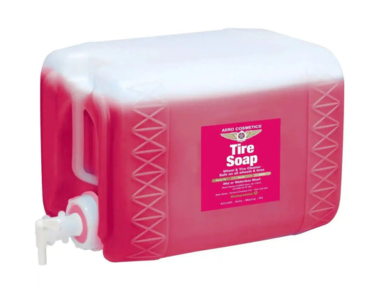 Tire Soap 5 Gallons w/ Spigot - Tire Dirt, Oil Residue Remover Wash Wax ALL