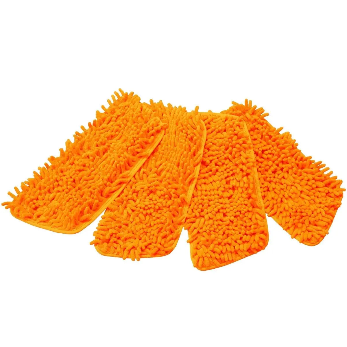 Wet or Waterless Mop 10" Pads 4-Pack Wash Wax ALL