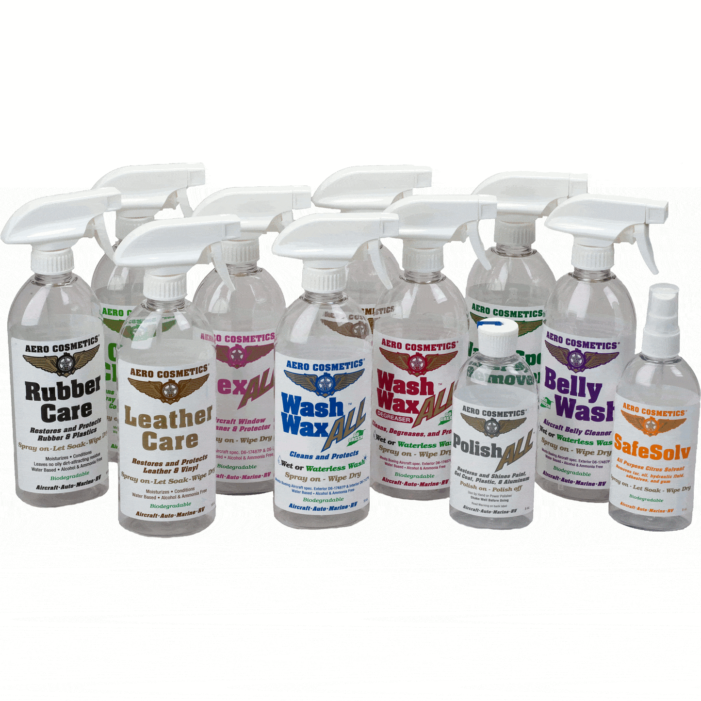 Empty Spray Bottles Wash Wax ALL