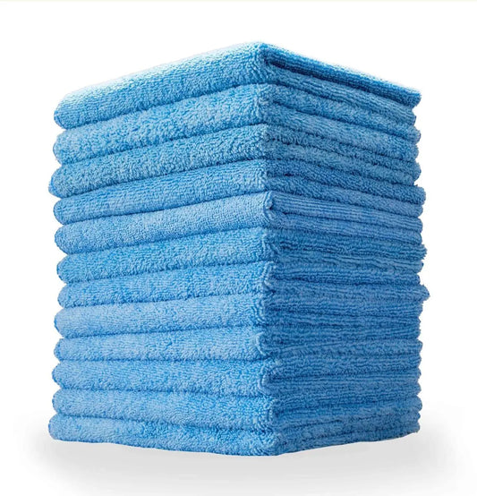 Microfiber Aero Towels 12-Pack Wash Wax ALL