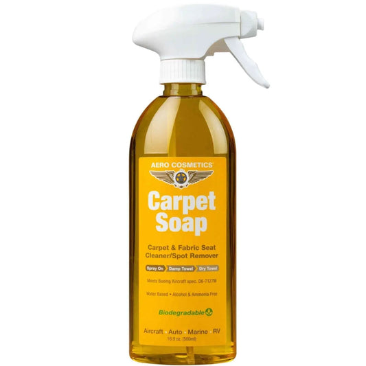 Carpet Soap 16 Fl. Oz  - Carpet & Fabric Seat Cleaner/Spot Remover Wash Wax ALL