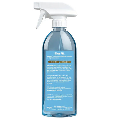 Glass ALL 16 Fl. oz -  Premium Streak-Free Cleaner Wash Wax ALL