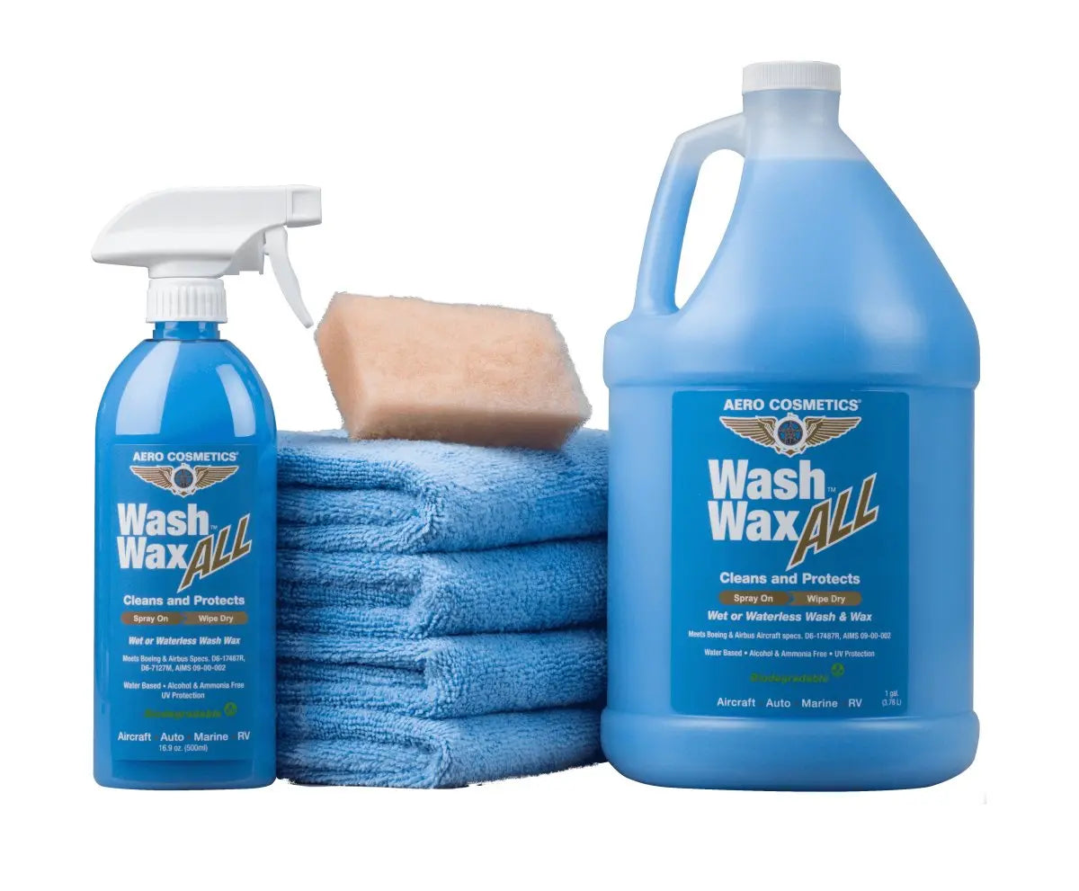Waterless Car Wash Wax 144oz Kit - Waterless Wash Cleaner and Protectant Wash Wax ALL