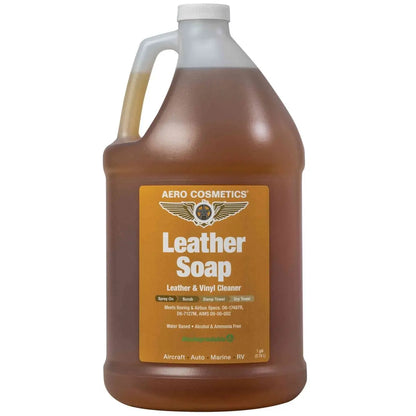 Leather Soap 1 Gallon - Leather & Vinyl Cleaner Wash Wax ALL