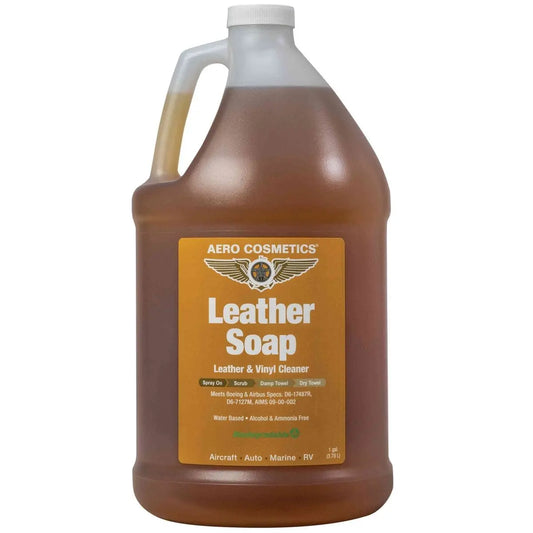 Leather Soap 1 Gallon - Leather & Vinyl Cleaner Wash Wax ALL