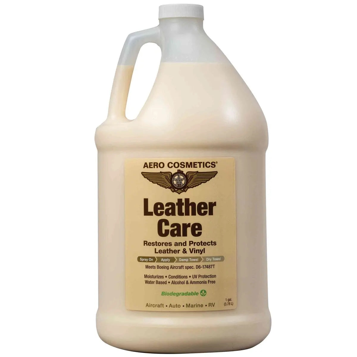 Leather Care 1 Gallon - Restores and Protects Leather & Vinyl Wash Wax ALL