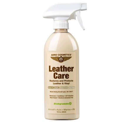 Leather Care 16 Fl. Oz - Restores and Protects Leather & Vinyl Wash Wax ALL