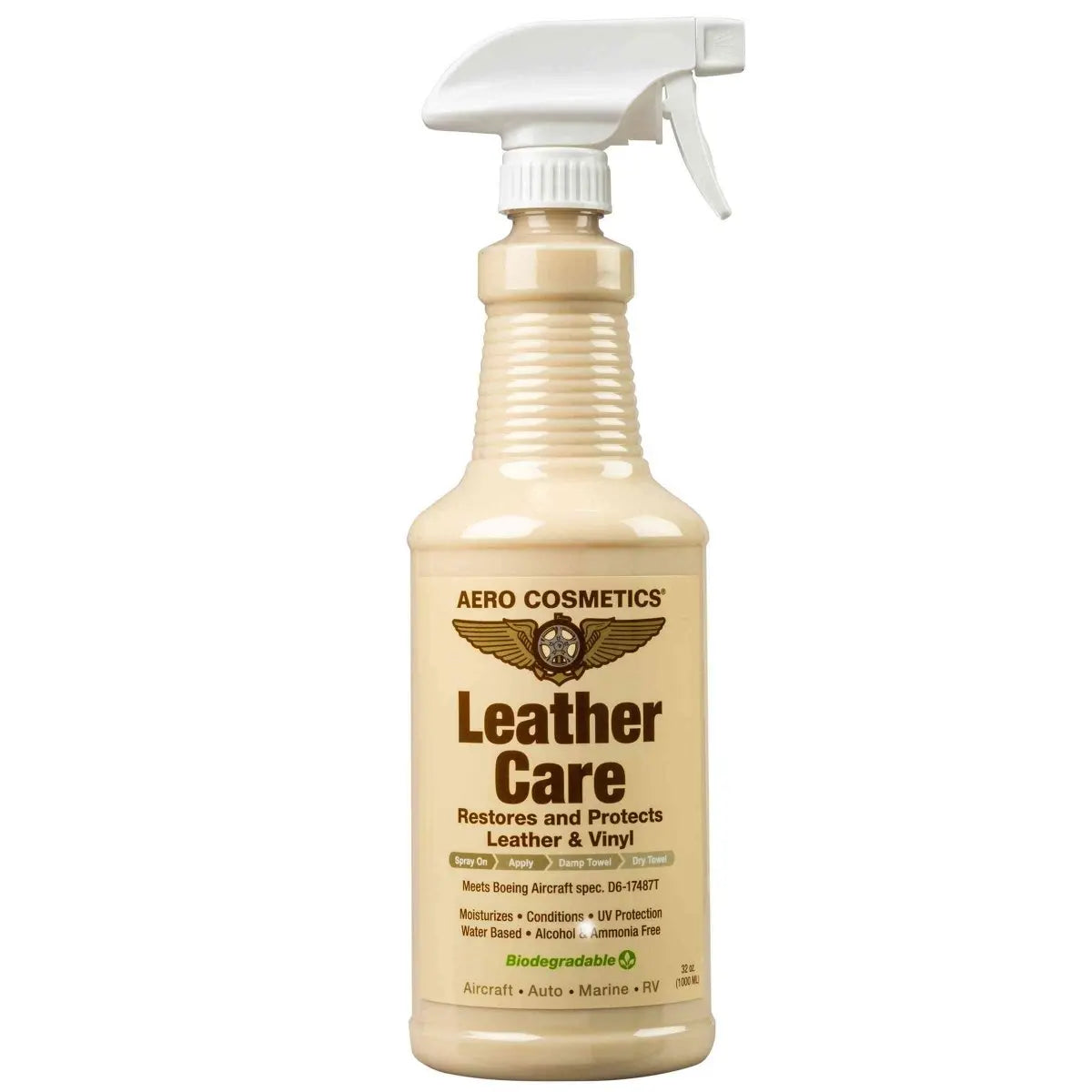Leather Care 32 Fl. Oz  - Restores and Protects Leather & Vinyl Wash Wax ALL