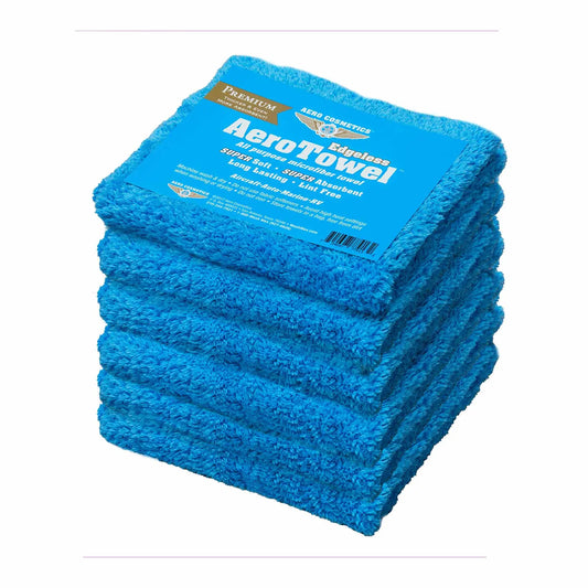 Microfiber Premium Aero Towels 6-Pack Wash Wax ALL