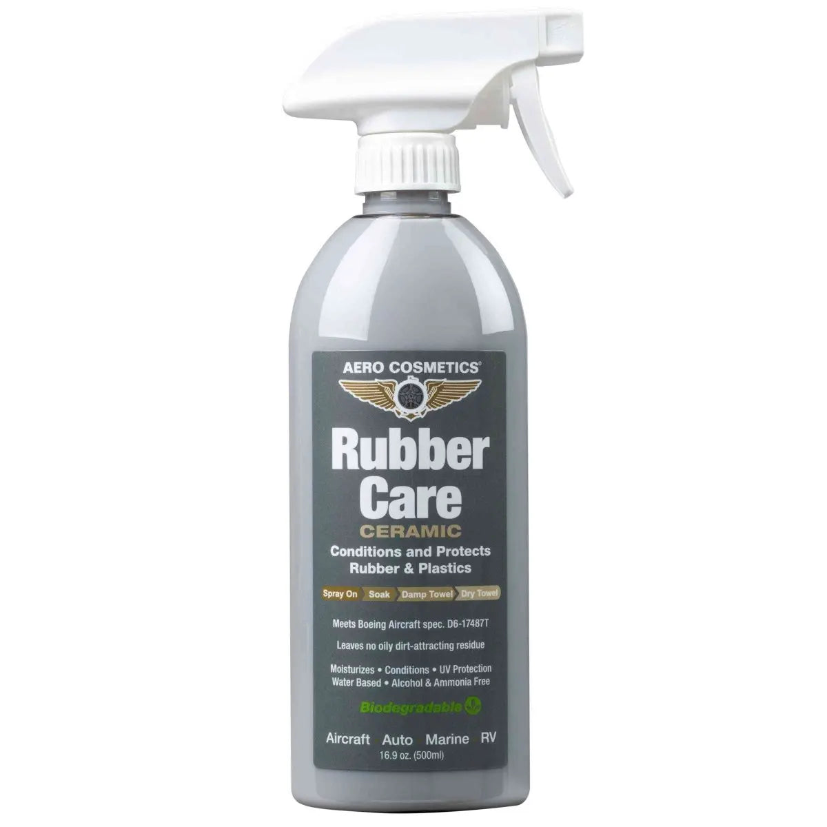 Rubber Care 16 Fl. oz - Rubber & Plastics Conditioner and Protectant Wash Wax ALL