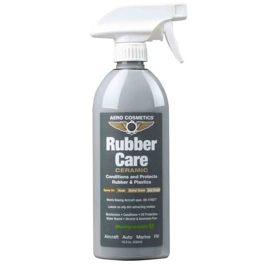 Rubber Care 16 Fl. oz - Rubber & Plastics Conditioner and Protectant Wash Wax ALL