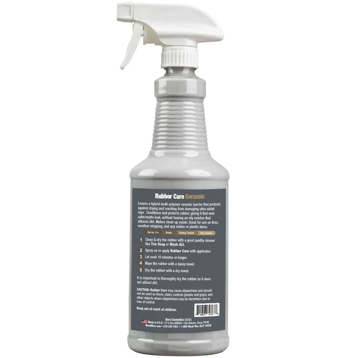 Rubber Care 32oz - Rubber & Plastics Conditioner and Protectant Wash Wax ALL