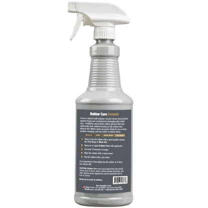 Rubber Care 32oz - Rubber & Plastics Conditioner and Protectant Wash Wax ALL