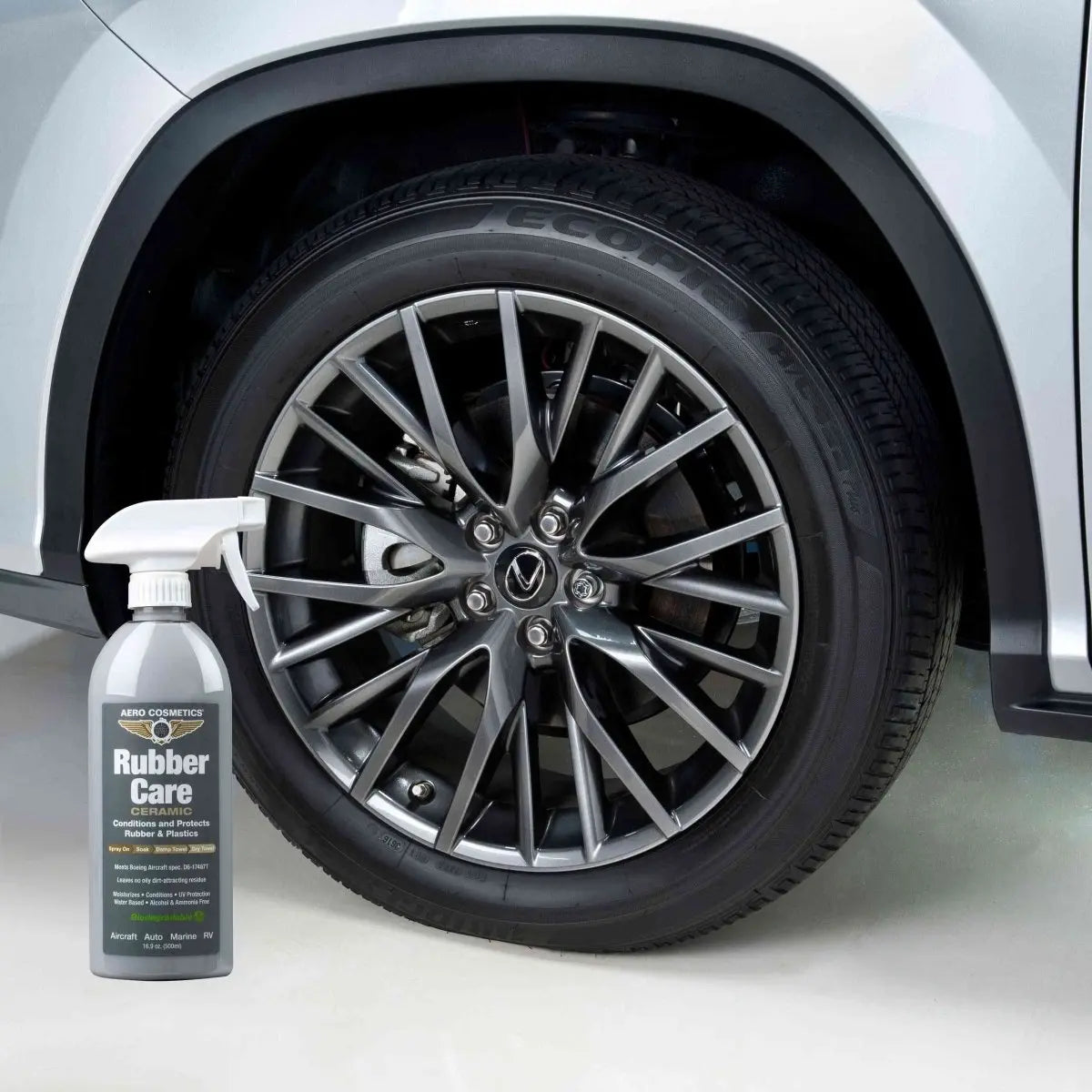 Rubber Care 32oz - Rubber & Plastics Conditioner and Protectant Wash Wax ALL