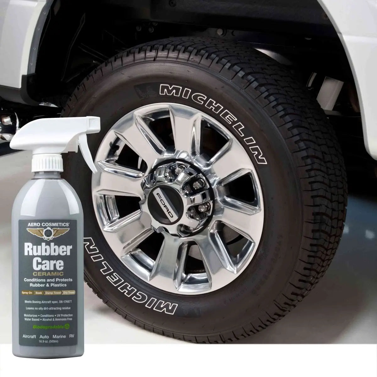 Rubber Care 1 Gallon - Rubber & Plastics Conditioner and Protectant Wash Wax ALL