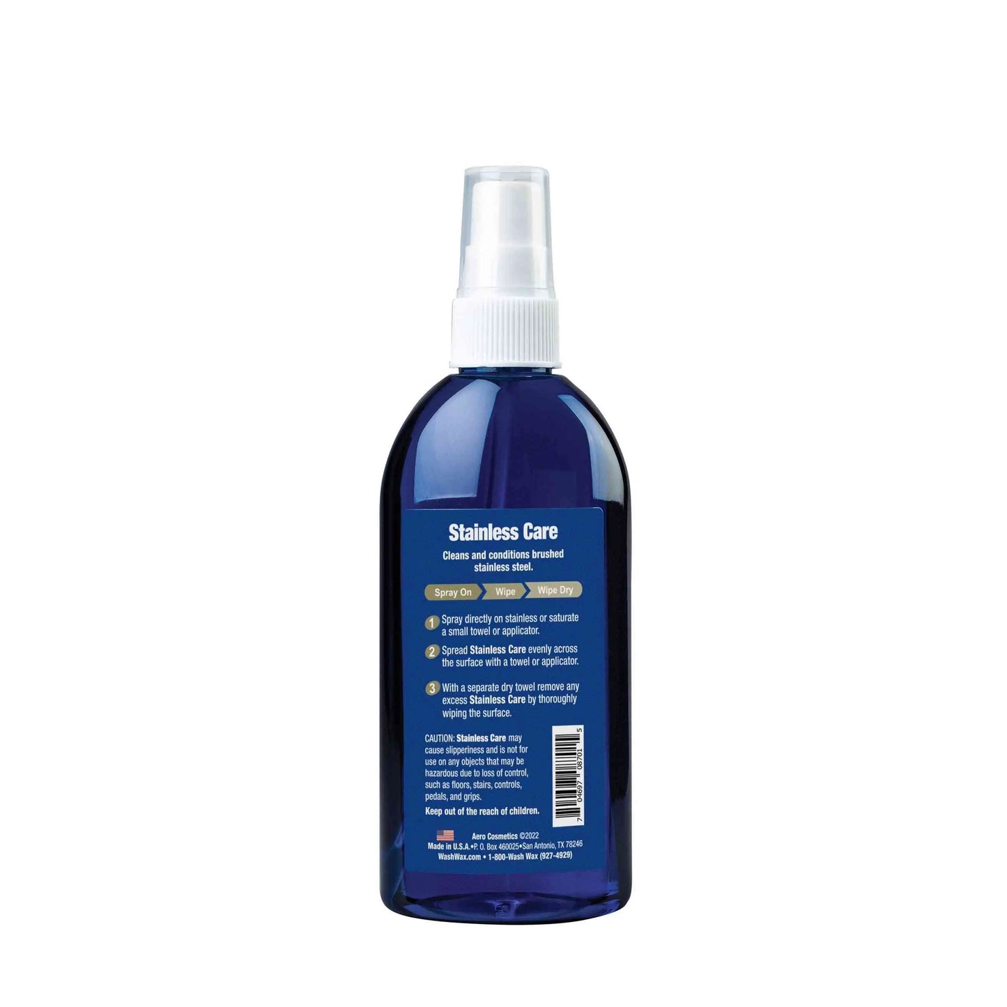 Stainless Care 8 Fl. oz - Cleaner and Conditioner Wash Wax ALL